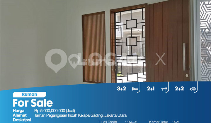 Rumah Taman Pegangsaan Indah Kelapa Gading, Jakarta Utara 2