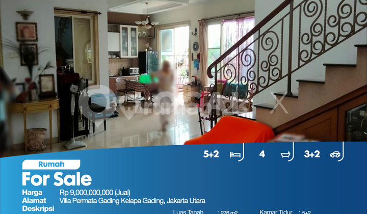 Rumah Villa Permata Gading Kelapa Gading, Jakarta Utara 2