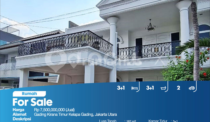 Rumah Gading Kirana Timur Kelapa Gading, Jakarta Utara 2