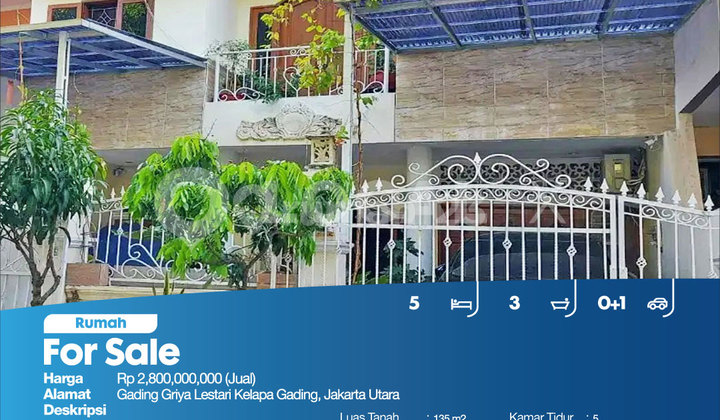 Rumah Gading Griya Lestari, Kelapa Gading, Jakarta Utara 2