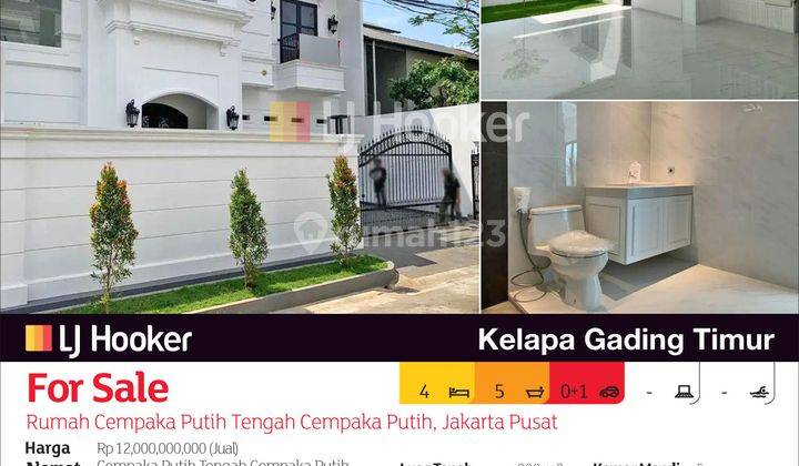 Rumah Cempaka Putih Tengah Cempaka Putih, Jakarta Pusat 2