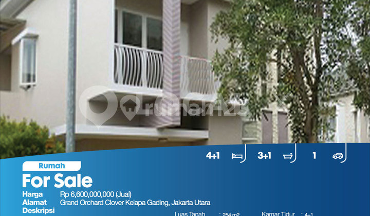 Rumah Grand Orchard Clover Kelapa Gading, Jakarta Utara 2