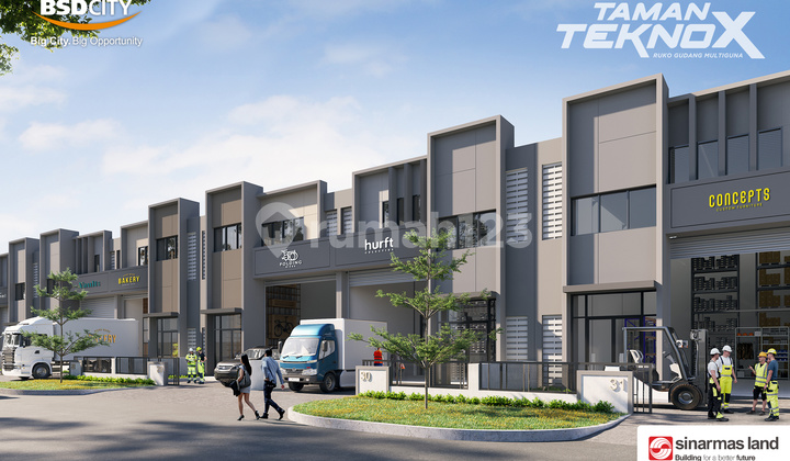 Taman Tekno X Gudang Dan Tempat Usaha Bsd City 