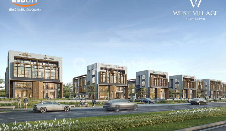 Ruko West Village Business Park Bsd City, Tangerang 126 M Baru Ruko West Village Business Park Bsd City, Tangerang 126 M Baru