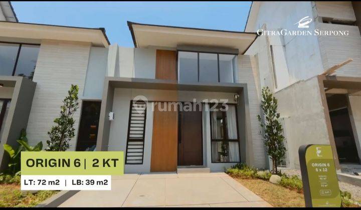 Rumah Baru Semi Furnished di Citra Garden Serpong, Tangerang, Banten, Tangerang 1