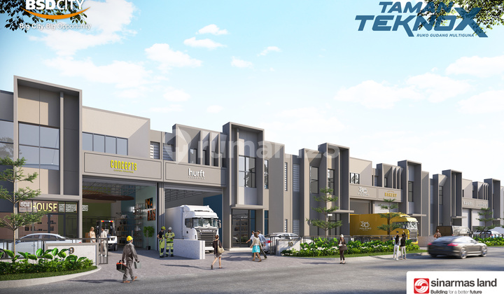 Taman Tekno X Gudang Dan Tempat Usaha Bsd City 