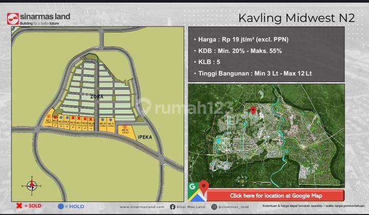 Kavling Midwest N2 4.275 Ha Di Lengkong Kulon, Tangerang, Banten 1