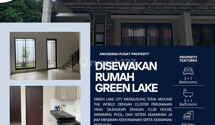 DI SEWAKAN RUMAH MEWAH BAGUS RAPIH GREEN LAKE CITY 1