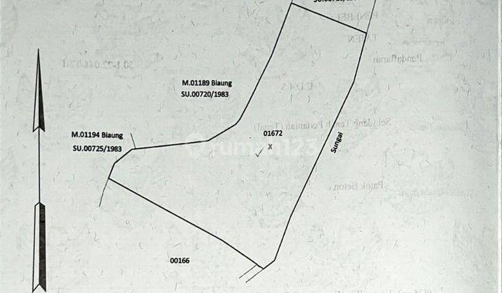 Cheap Land In Penebel Tabanan SHM - Freehold Certificate 4625 Squaremeters 2