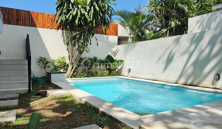  Rumah Semi Villa  Kontrakan Furnished Baru SHM - Sertifikat Hak Milik di Canggu 1