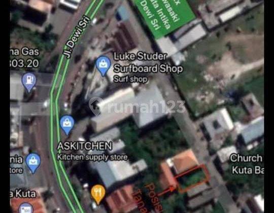  Tanah di Jalan dewi kausalya, Legian SHM - Sertifikat Hak Milik 200 M² 1