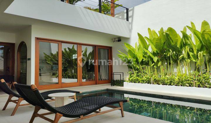 Villa Sewa 28 Tahun  Furnished Baru SHM - Sertifikat Hak Milik di Canggu 2