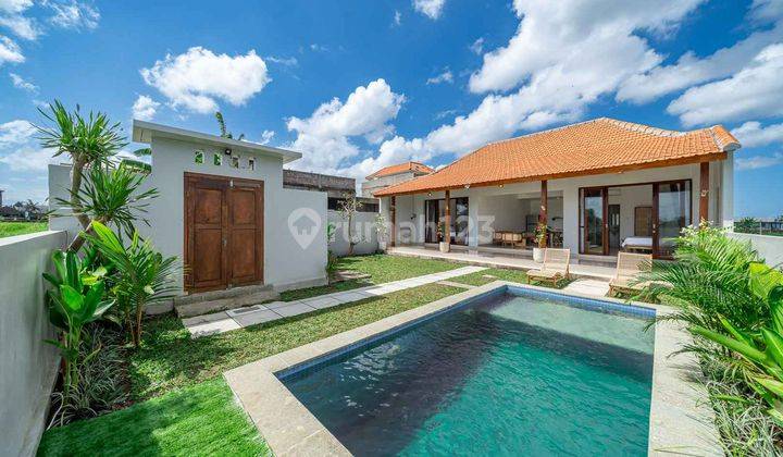 Villa Sewa Tahunan & Bulanan Canggu Bali  Furnished Baru SHM - Sertifikat Hak Milik di Kerobokan Kontrakan 1