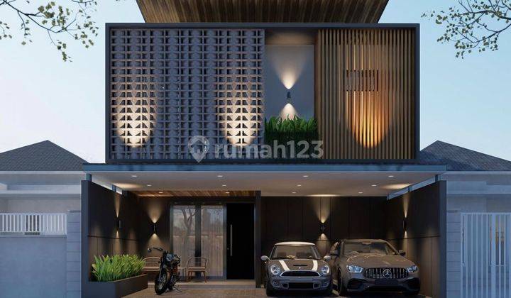 Rumah Murah Furnished Baru SHM - Sertifikat Hak Milik di Renon 1