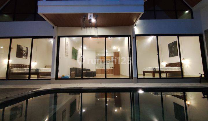 Rumah Semi Villa Furnished Modern Style Kontrakan Baru Shm - Sertifikat Hak Milik Di Canggu 1