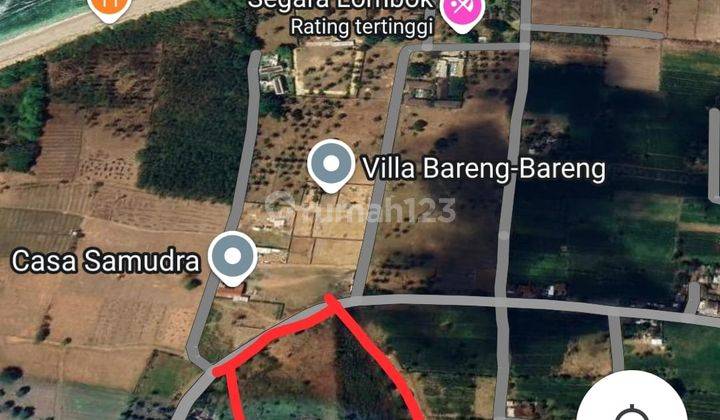 Tanah Murah View Pantai di Selong Belanak SHM - Sertifikat Hak Milik 300000 m² 1