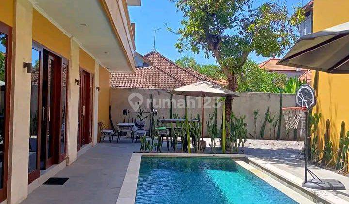 Semi Villa House for Annual Rental Furnished Good SHM - Freehold Certificate in Sanur 1