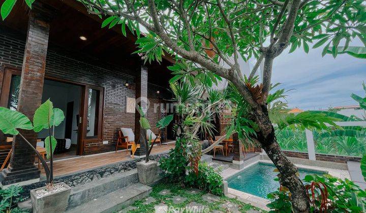 Tropical Villa With Ricefield And Sunset View In Canggu 1