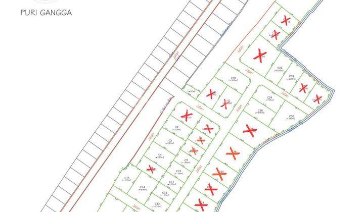 Cheap plot of land behind Ciputra Resort 2