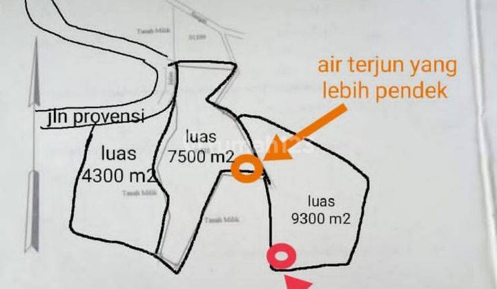 Tanah Dengan Air Terjun Dan Mata Air di Daerah Munduk, Bali 5
