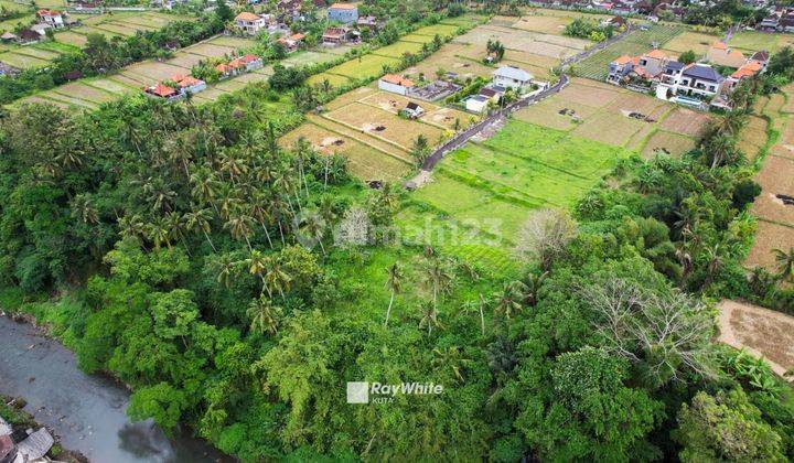 Land for Villa with Rice Fields and River View in Ubud, Gianyar, Bali 1