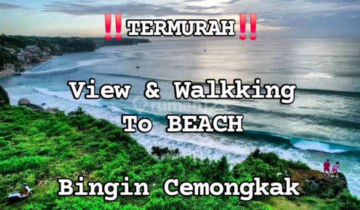 Tanah Tebing View Dan Jalan Kaki Ke Pantai Dreamland Cemongkak Dijual Murah 1