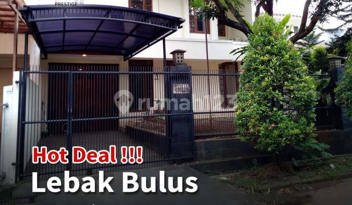 Rumah Super Murah 2 Lantai Hadap Timur Di Lebak Bulus
