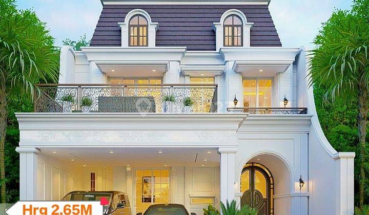 Rumah Mewah 2 Lantai Gaya American Classic Depok 2