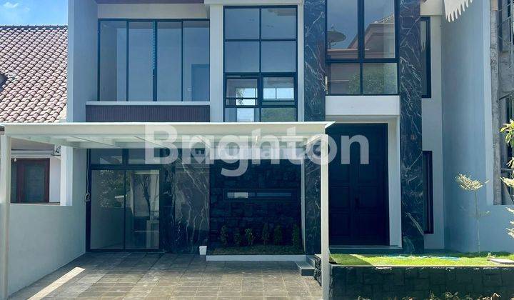 Rumah modern baru gress di surabaya barat citraland 1