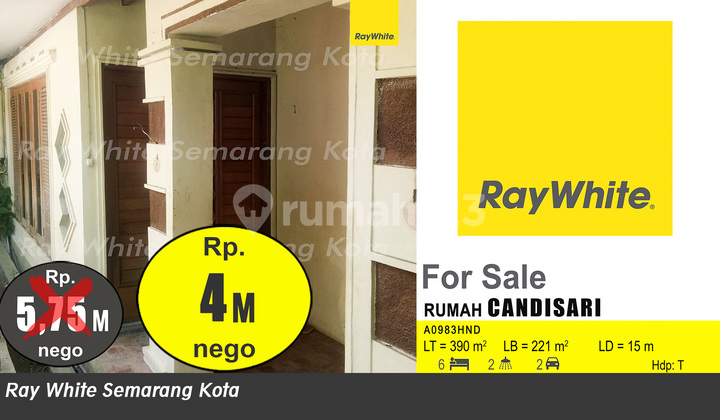 Rumah Turun Harga Siap Huni Strategis Di Candisari A0983 2