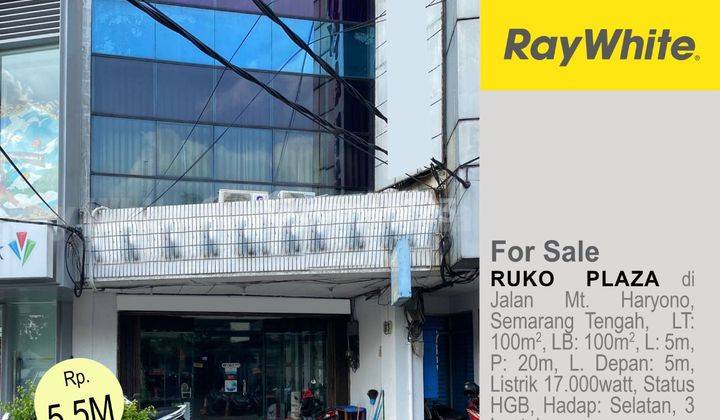 Ruko 3 Lantai di Mataram Semarang Tengah K7176