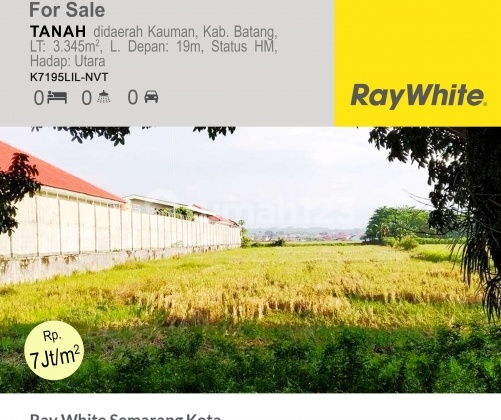 Tanah Di Kauman Batang K7195 2