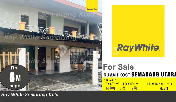 Rumah Kost Siap Pakai Strategis Di Semarang Utara A4603