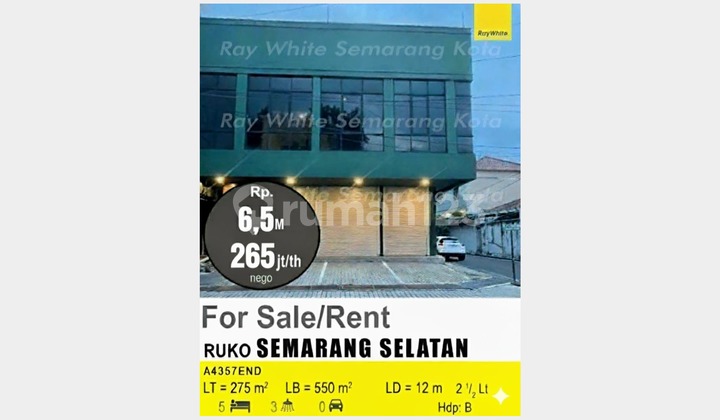 Shop House Near Simpang Five Ready to Use in South Semarang A4357 2