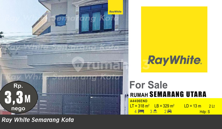 Rumah Dua Lantai Tengah Kota Di Semarang Utara A4406 1
