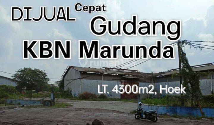 Gudang 4300 m marunda jual cepat 1