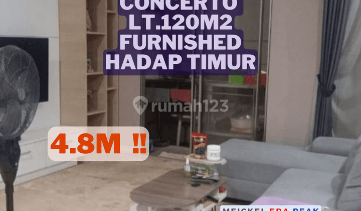 DIJUAL Rumah Golf Island, Lt.120m2, Furnished, Hadap Timur 1