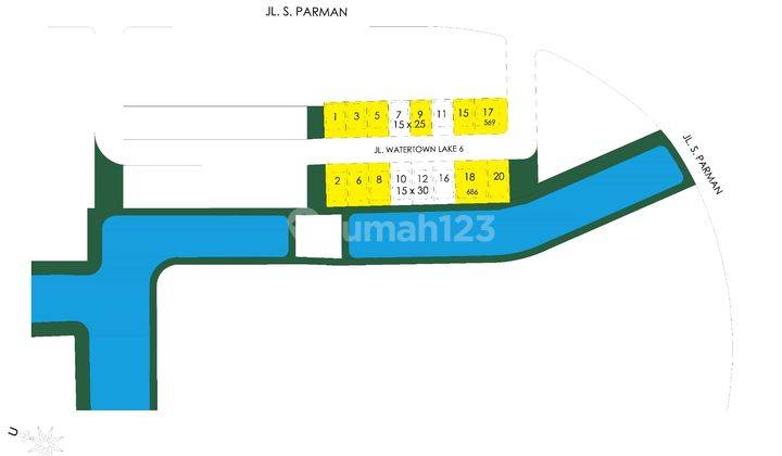 Lokasi Strategis Dijual Kavling, Lt.375m2, Bagus 2