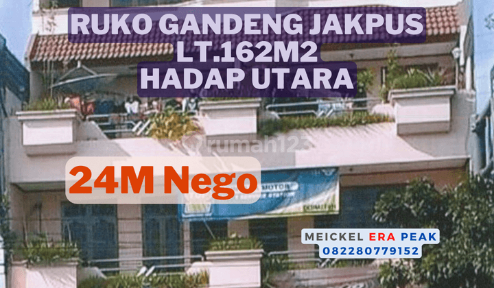 Lokasi Strategis Dijual Ruko Gandeng Jl.letjen Suprapto, Lt.162m2, Hadap Utara 1