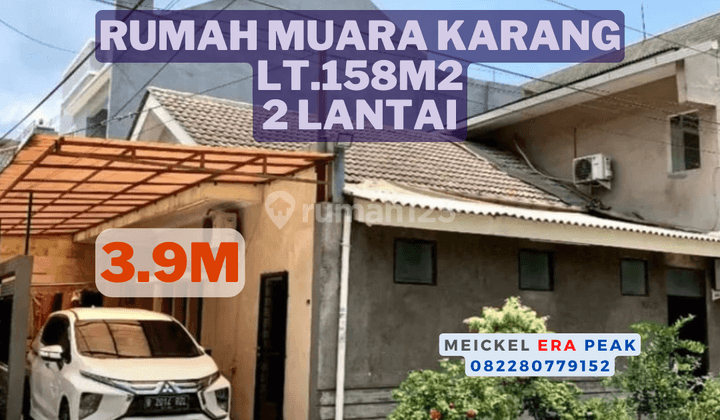 Lokasi Strategis Dijual Rumah Muara Karang, Lt.158m2, 2 Lantai 1