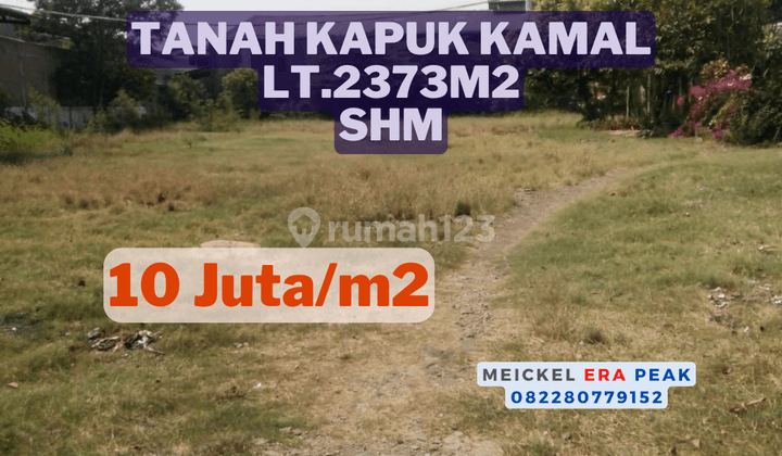 Lokasi Startegis Dijual Tanah di Kapuk Kamal, Lt.2373m2, SHM 1