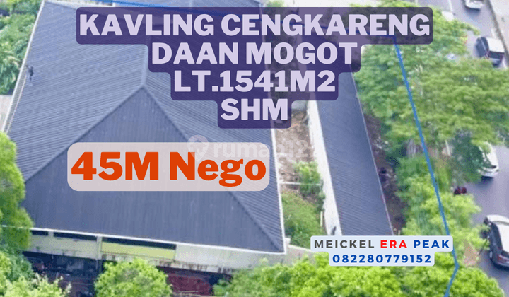 Nego Sampai Deal Dijual Kavling Cengkareng, Lt.1541m2, SHM 1