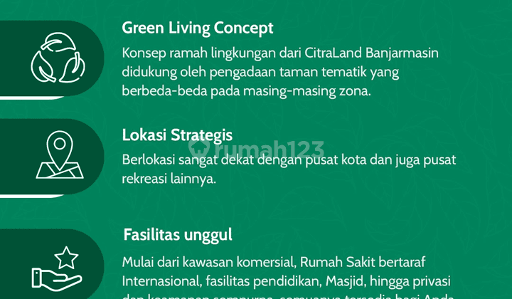 Citra Land Banjarmasin, Perfection Of Life, Dp 220 Jt, Angs 16 Jt 16