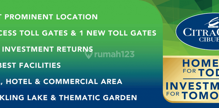 Garden Valley Citra Gran Jatisampurna, Near Toll Gate, Dp 365 Jt 15