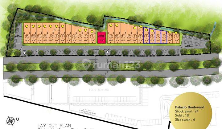 Ruko Palacio The Taman Dayu Pandaan, Vibrant Resort, Dp 312 Jt 4