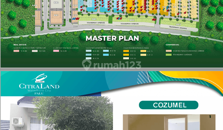 Citra Land Tondo Palu, Waterfront City, Dp 54 Jt, Angs 8 Jt 1