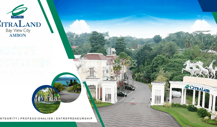 Citra Land Lateri Ambon, Bay View City, Dp Mulai 18 Jt, Angs 8 Jt 14
