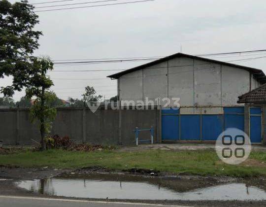 DIJUAL GUDANG JALAN RAYA BY PASS KRIAN - NOL JALAN - ADA IJIN INDUSTRI 1