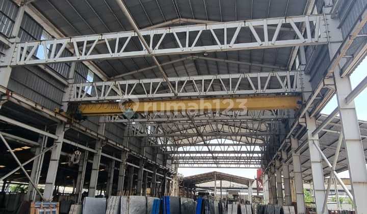 Warehouse for Sale in Mauk Tangerang, land area 13,617M2, building area 7,992M2, Price 72M Warehouse for Sale in Mauk Tangerang, land area 13,617M2, building area 7,992M2, Price 72M