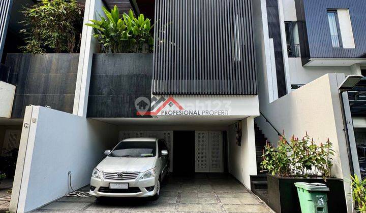 Rumah Modern Minimalis Dan Mewah Dalam Town House  1